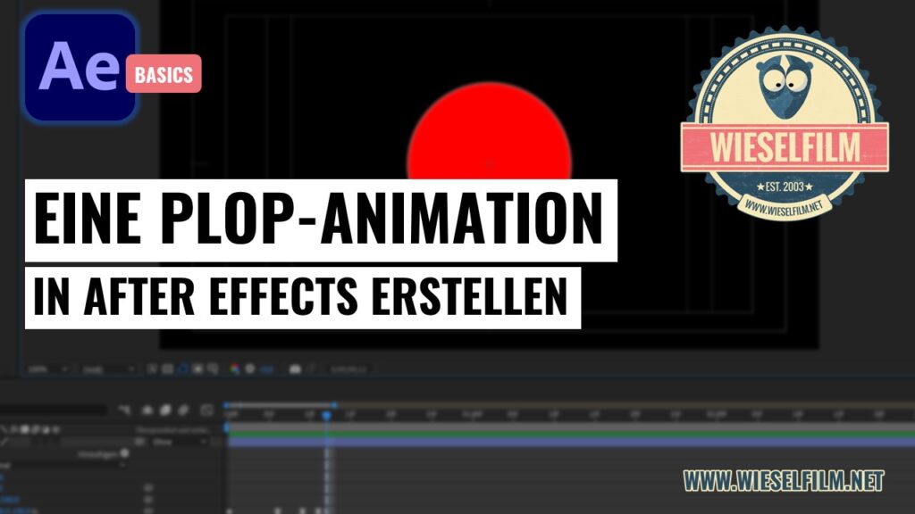 Plop Animation in After Effects