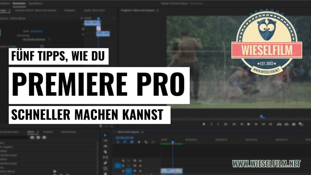 Beitragsbild Premiere Pro schneller machen