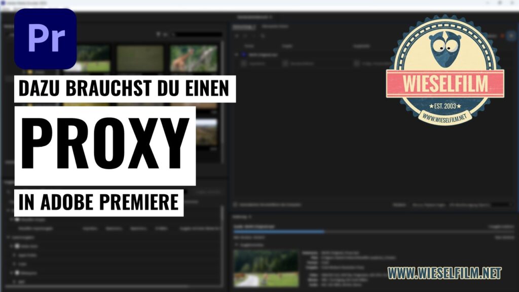 Proxy in Adobe Premiere