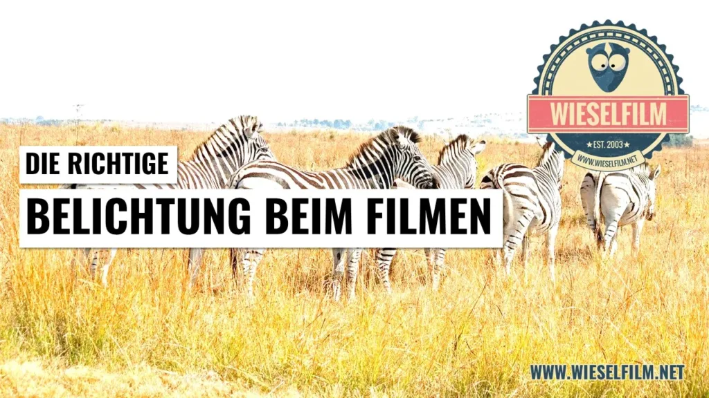 Die richtige Belichtung beim Filmen