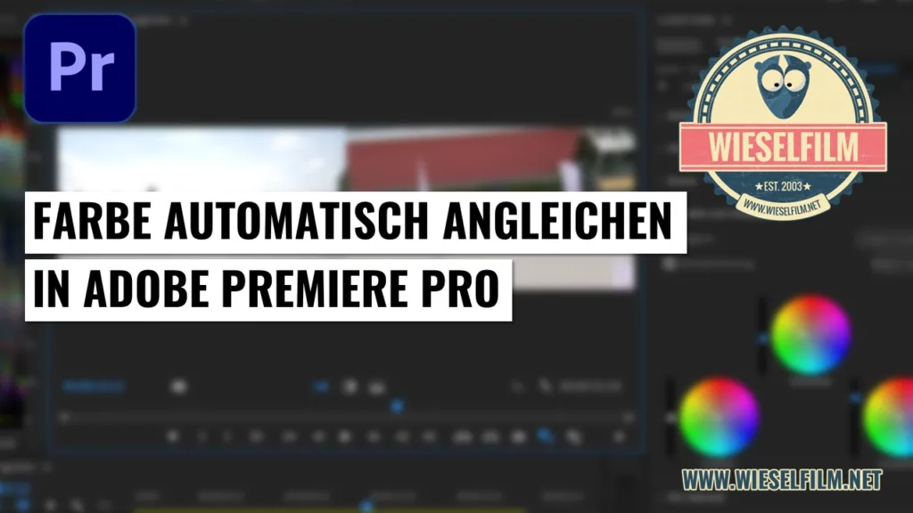 Farbe automatisch angleichen in Premiere Pro