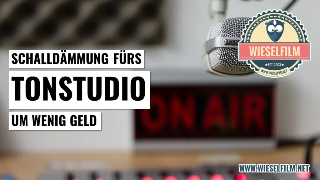 Schalldämmung fürs Tonstudio um wenig Geld