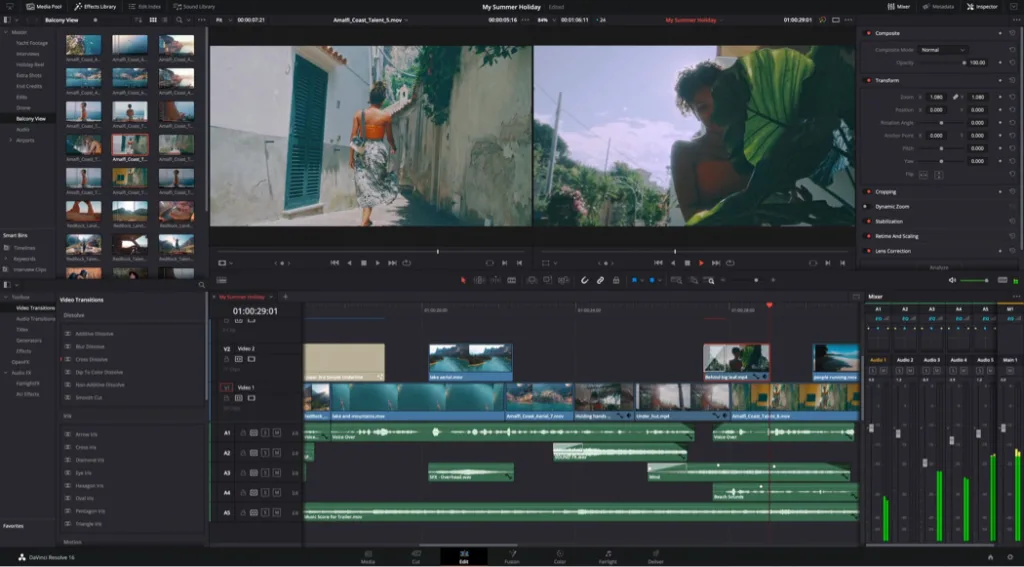 DaVinci Resolve Screenshot