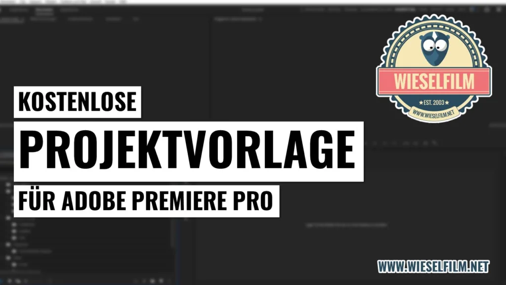 Kostenlose Projektvorlage für Adobe Premiere