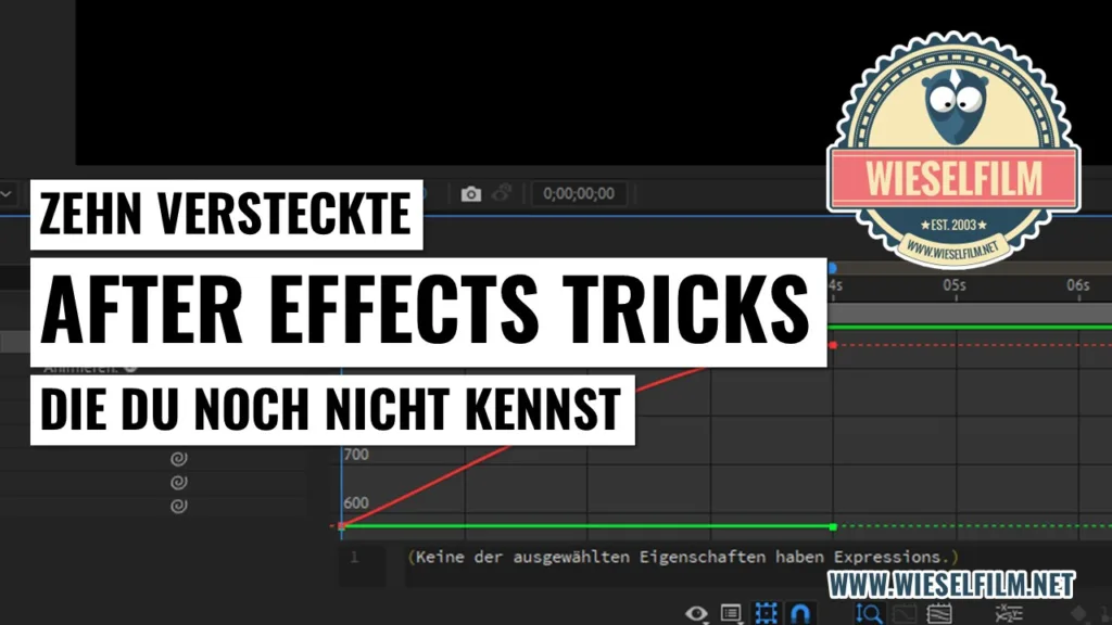 10 versteckte After Effects-Tricks, die du noch nicht kennst