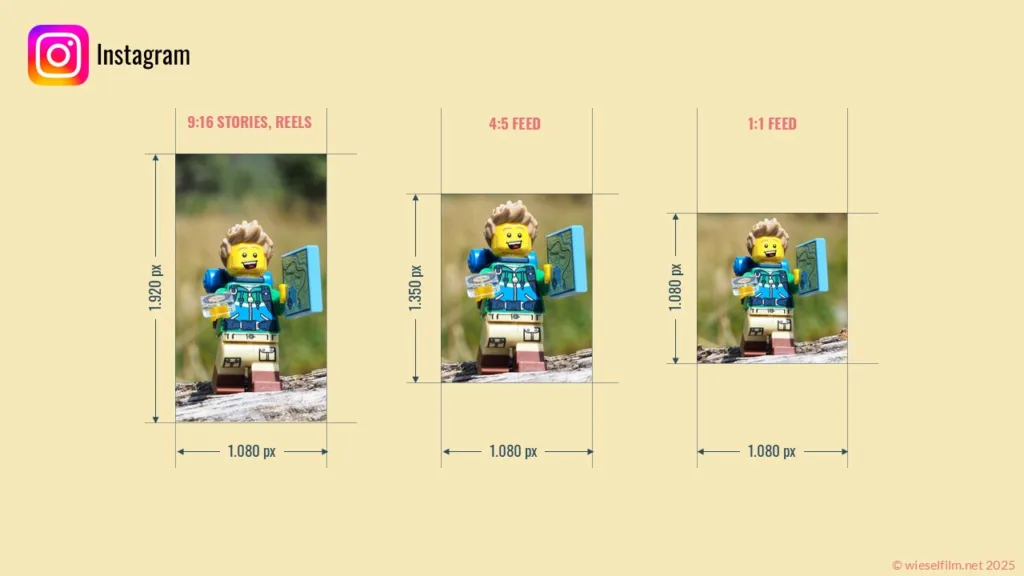 Videoformate für Instagram